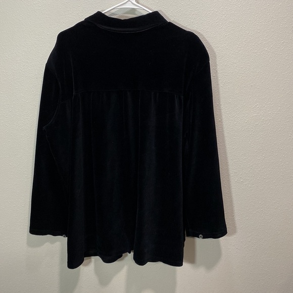 J Jill velvet corduroy jacket shirt button up - Picture 5 of 7